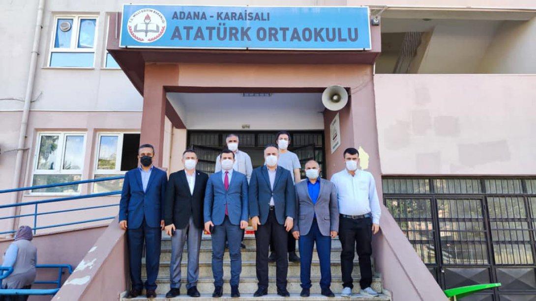 Kaymakamımız Sayın Mert KUMCU Atatürk Ortaokulunu Ziyaret Etti